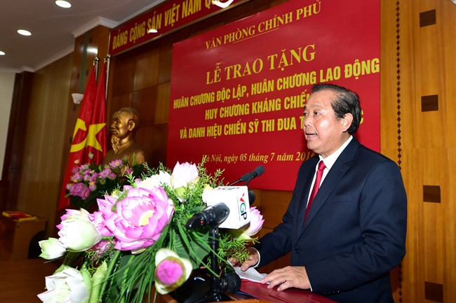 VPCP tổ chức trao tặng Huân chương, Huy chương cao quý - ảnh 1